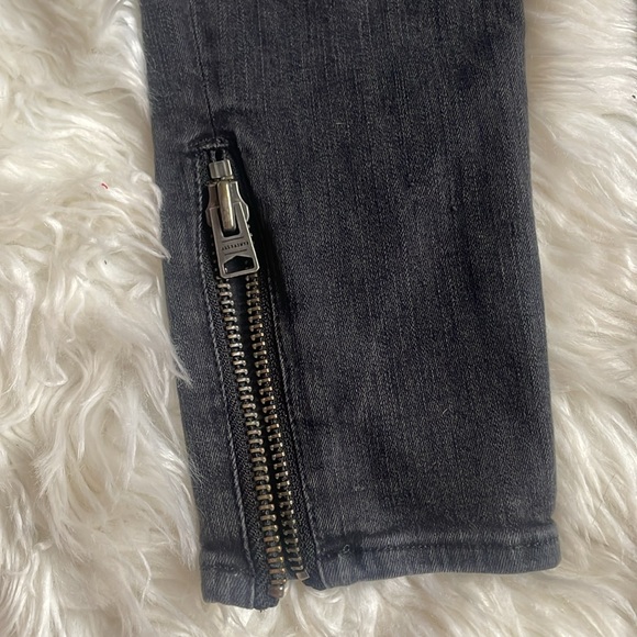 ALLSAINTS Mast Skinny Jeans in Jet Black - Picture 7 of 10